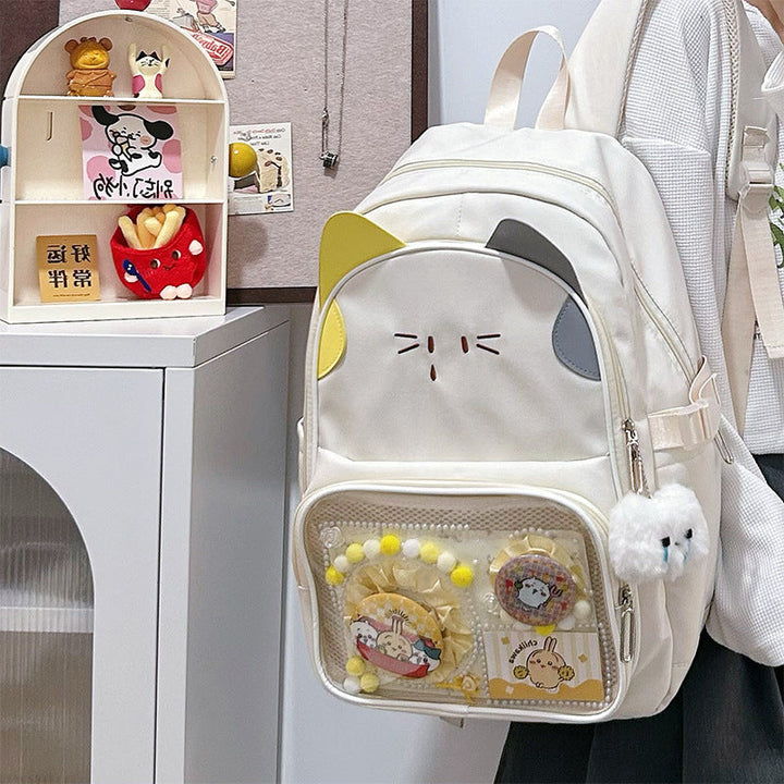 Cute Cat-Ears Design School Backpack