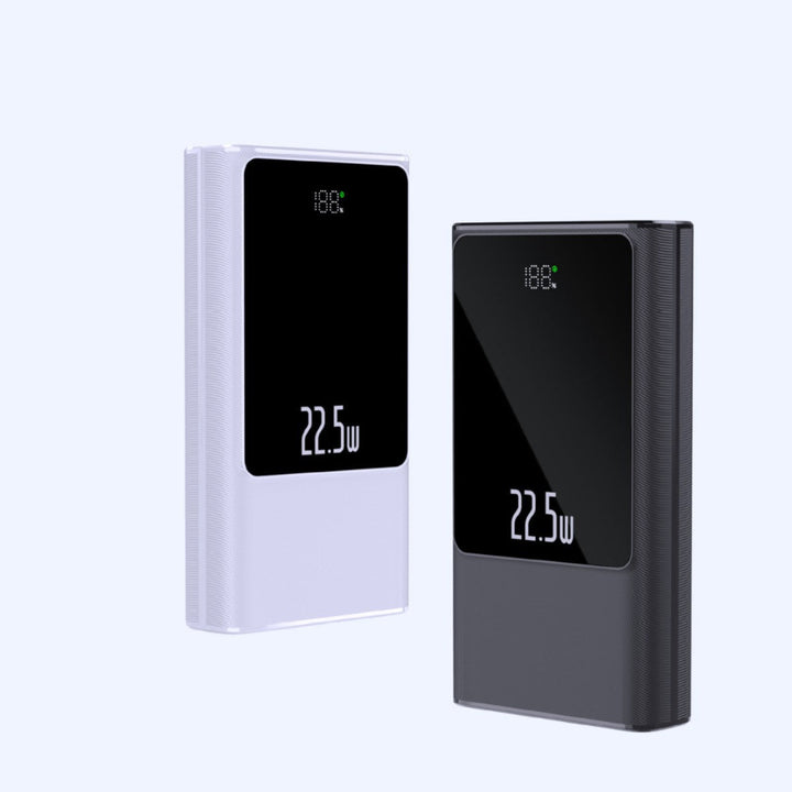 Portable power bank with smart LCD display and dual USB ports Kalsten