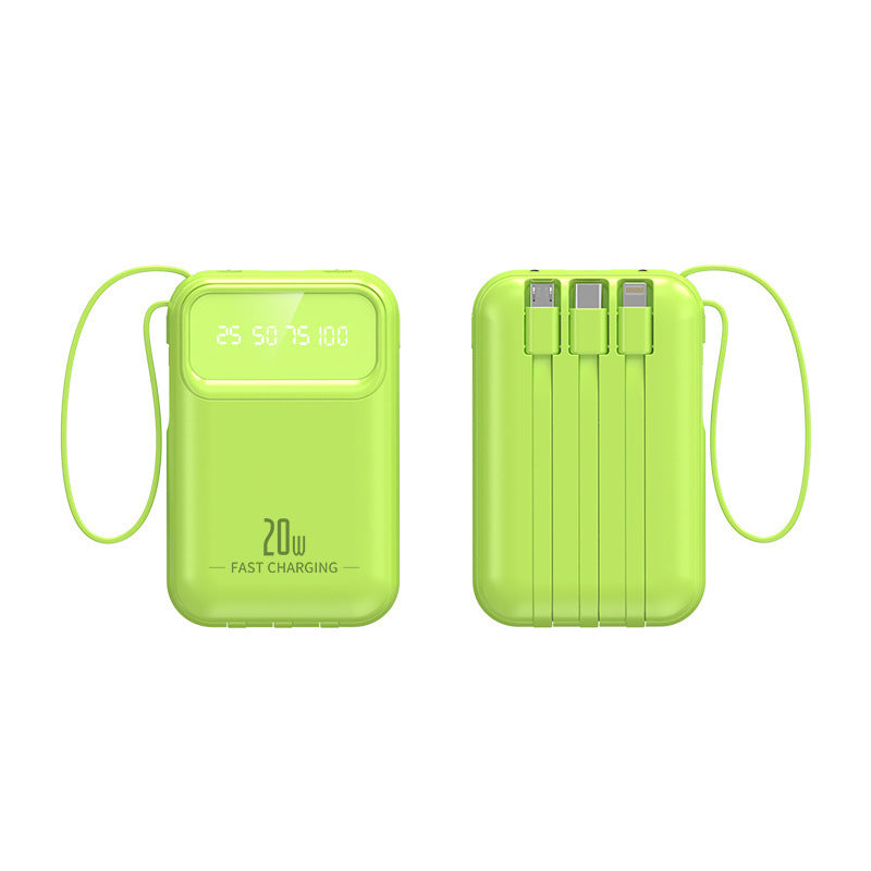 Compact power bank with integrated fast charging ports Kalsten