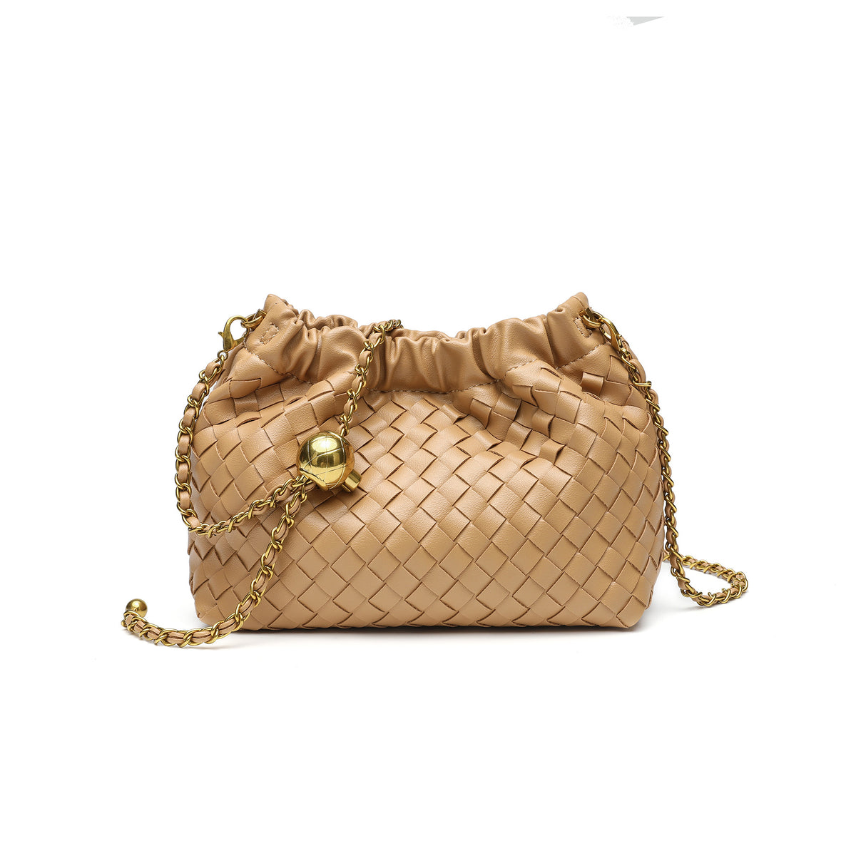 Woven Leather Evening Purse Acalora