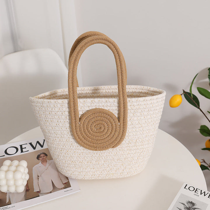 Decorative natural fiber bag Kalsten