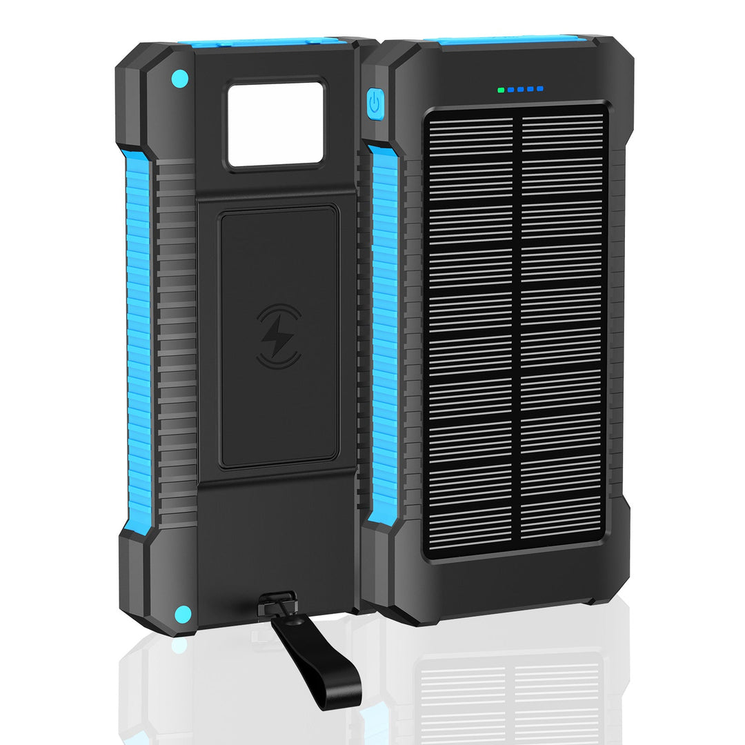 Solar power bank with multifunctional ports and LED light Kalsten
