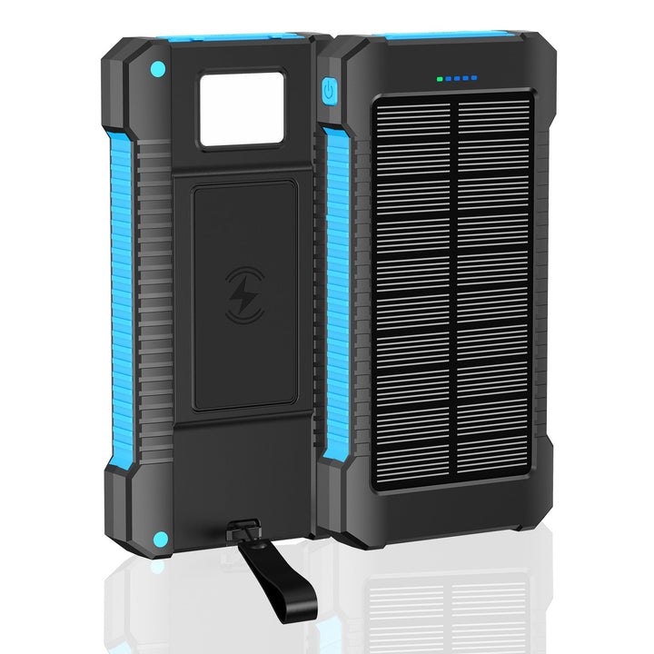 Solar power bank with multifunctional ports and LED light Kalsten