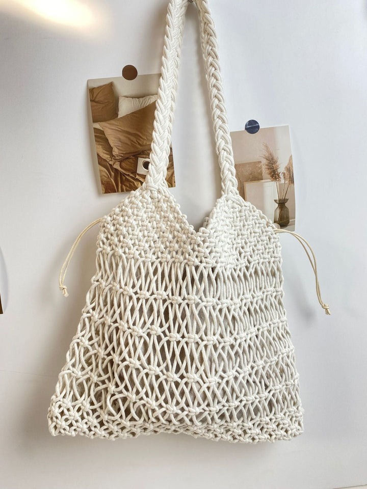 Hand-knotted shopping and beach bag Kalsten