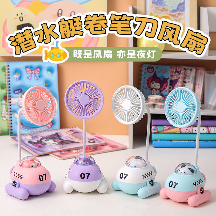 Adorable Cartoon-Themed Desk Fan Kalsten