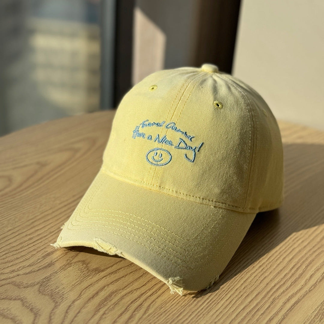 Women's Distressed Cotton Baseball Cap Kalsten 1784270914
