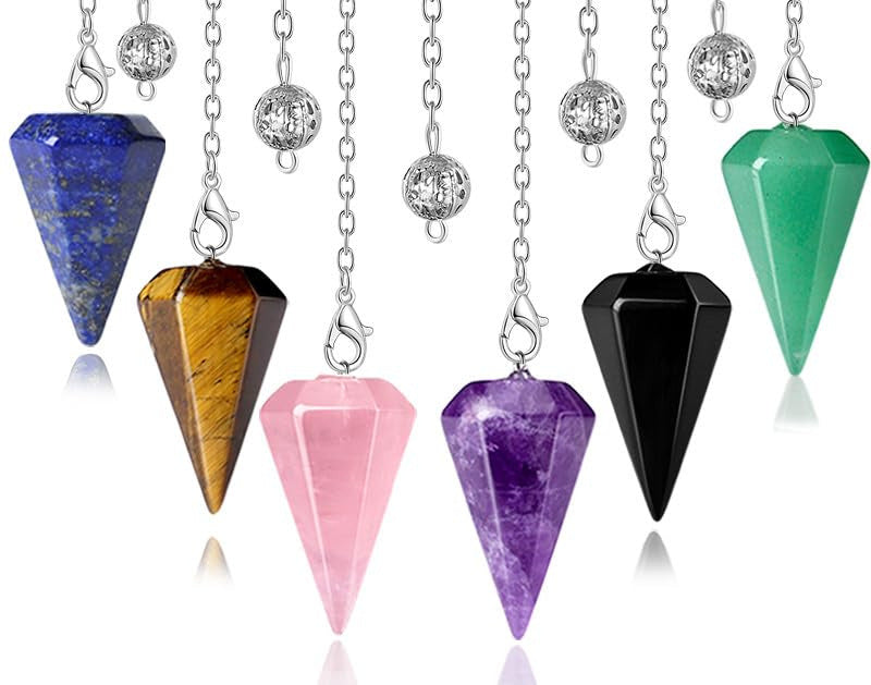 Elegant Crystal Pendulum Necklace Kalsten