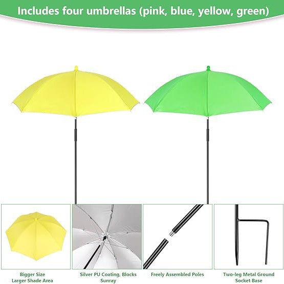 Women's sun protection umbrella with flexible tripod Kalsten