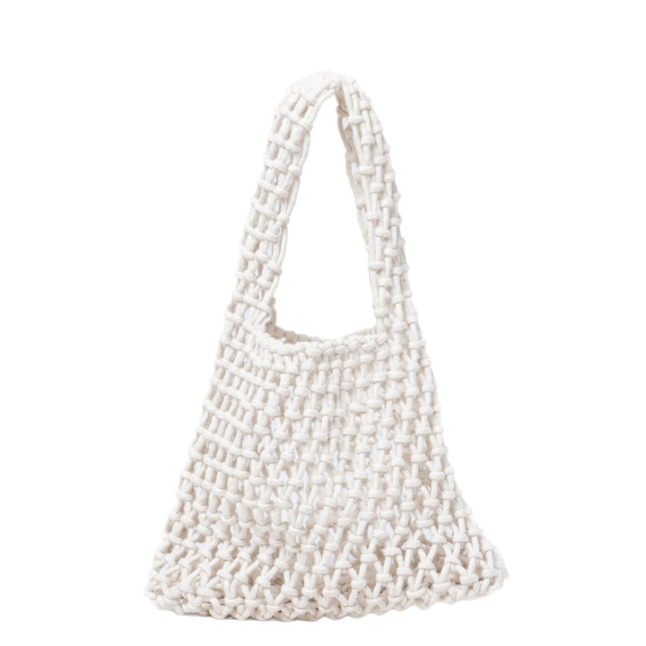 Hand-knotted tote bag with breathable structure Kalsten