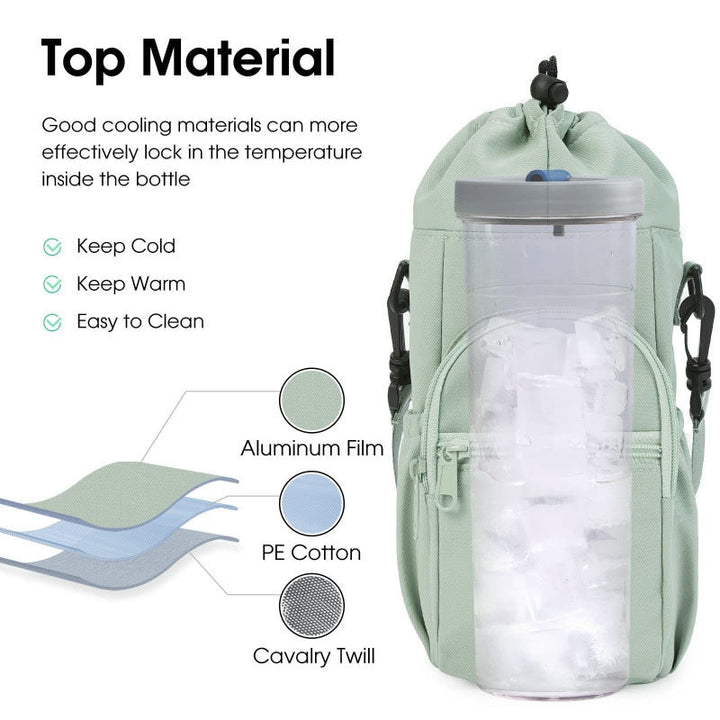 Multifunctional Water Bottle Shoulder Bag Kalsten