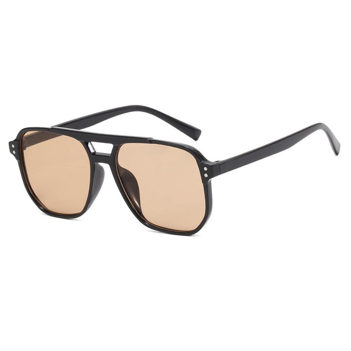Women's oversized sunglasses with geometric design and UV protection Kalsten