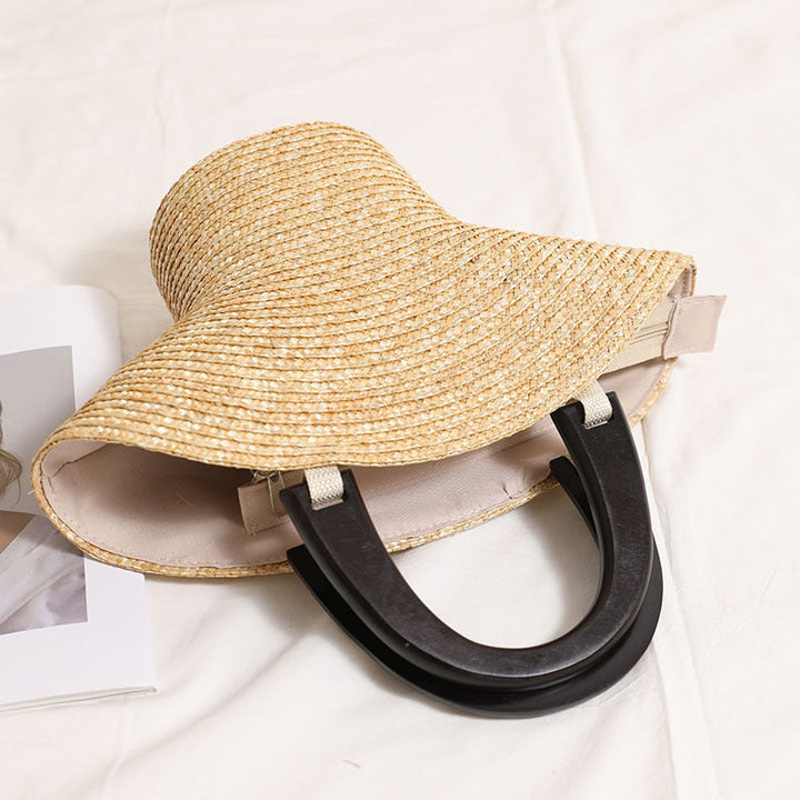 Fashionable Basthandbag with Stylish Plastic Handles Kalsten