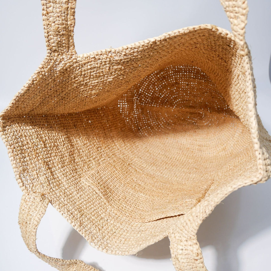 Handmade Straw Tote Kalsten