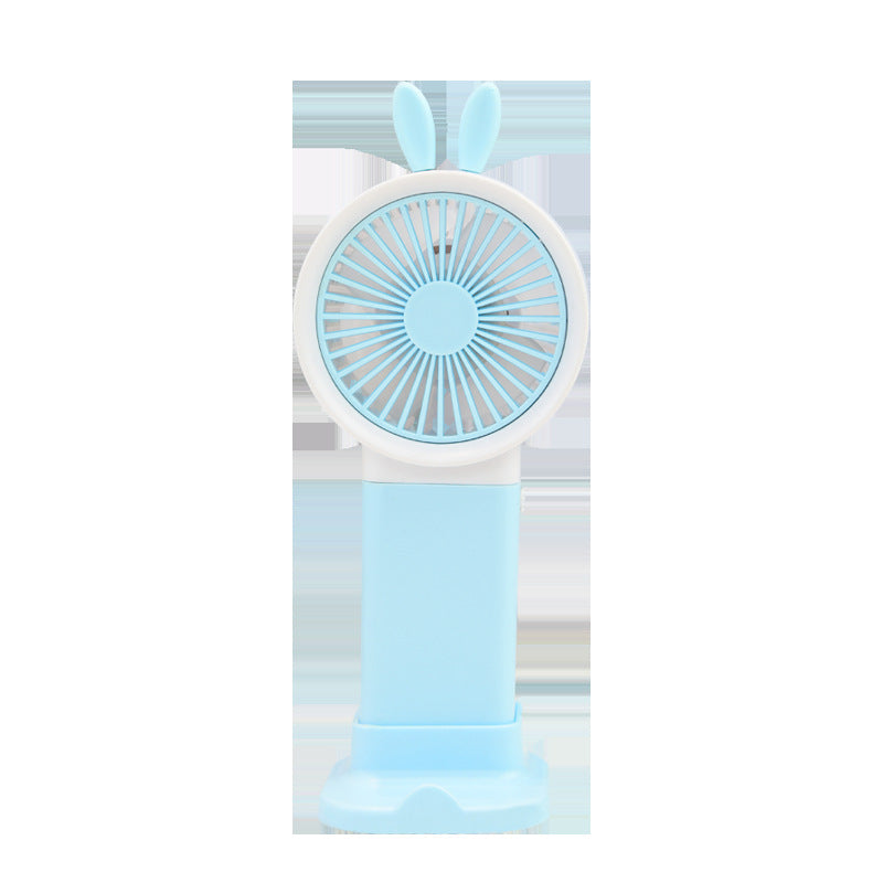 Unisex Cute Bunny-Themed Rechargeable Handheld Fan Kalsten