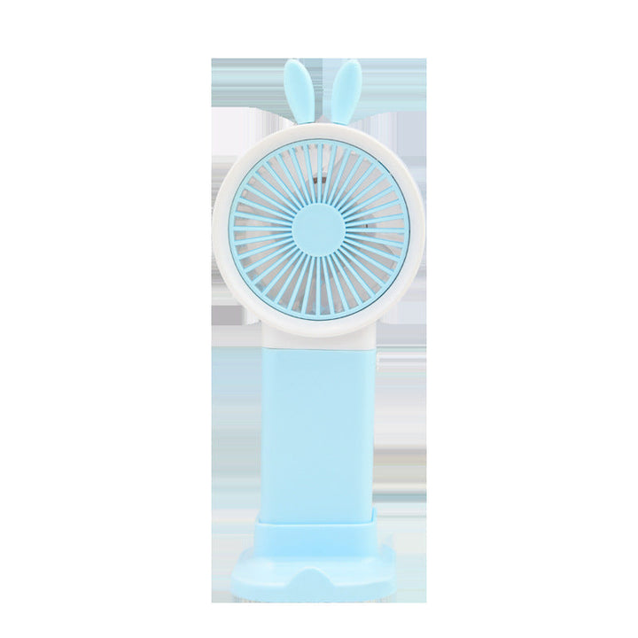 Unisex Cute Bunny-Themed Rechargeable Handheld Fan Kalsten