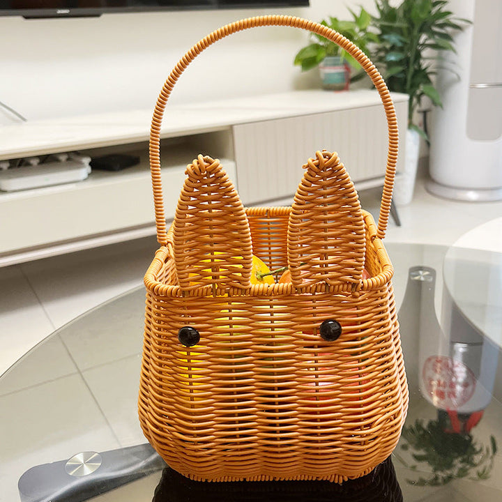 Women cute hand basket with ears Kalsten