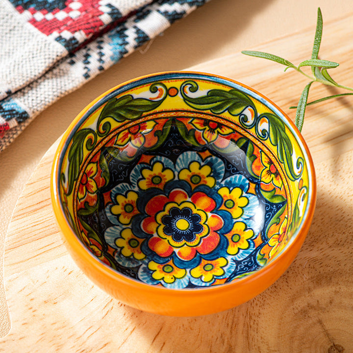 Decorative Artisan Serving Bowls Set