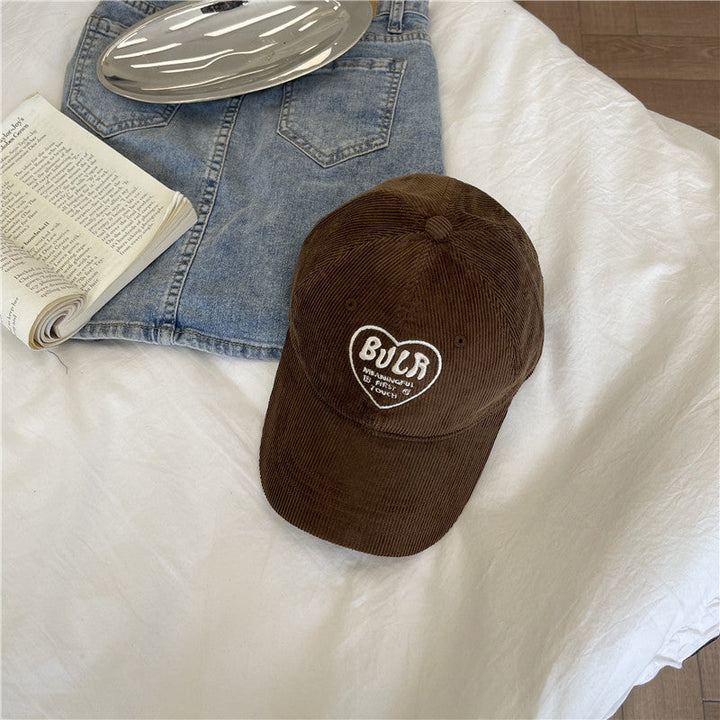 Women's Textured Corduroy Baseball Cap Kalsten