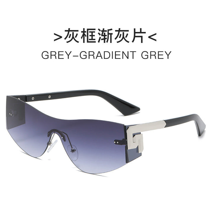 Women's futuristic oversized sunglasses with striking design Kalsten