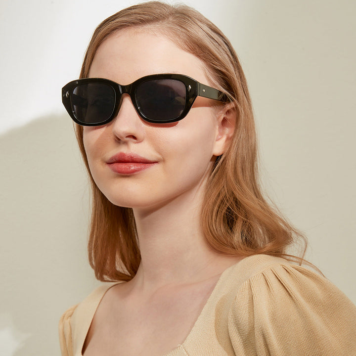 Women's stylish square sunglasses with high-quality tortoiseshell frame Kalsten