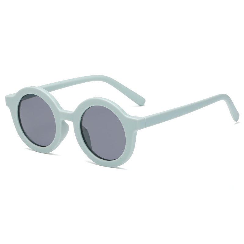 Women's stylish round sunglasses with modern plastic frame Kalsten