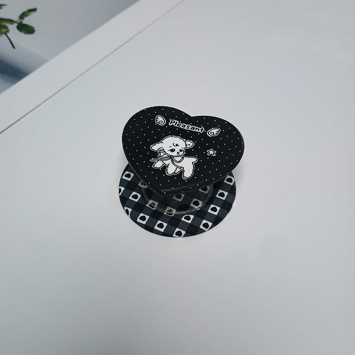 Heart-Shaped Character Phone Grip Kalsten