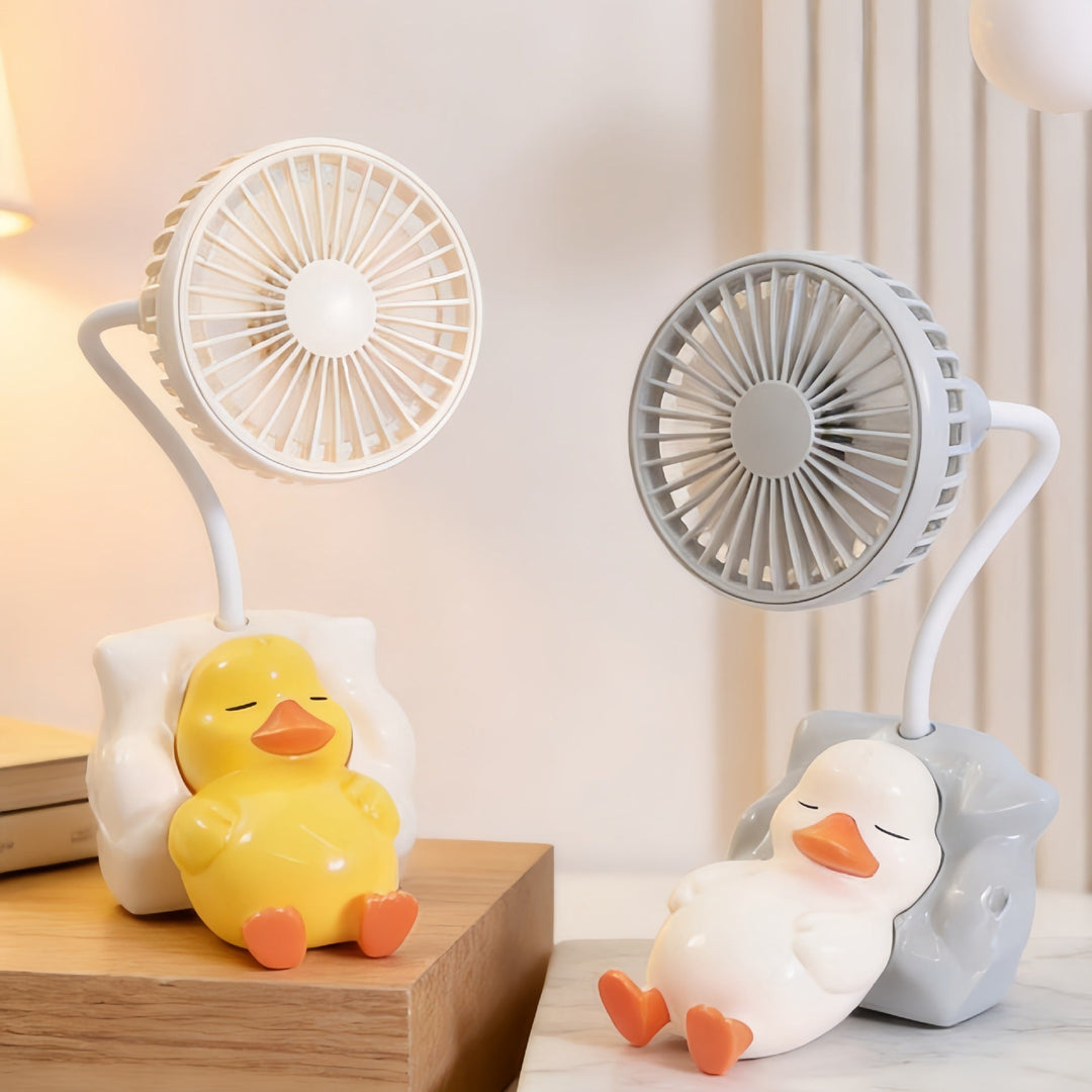 Ladies table fan in cute duck design Kalsten