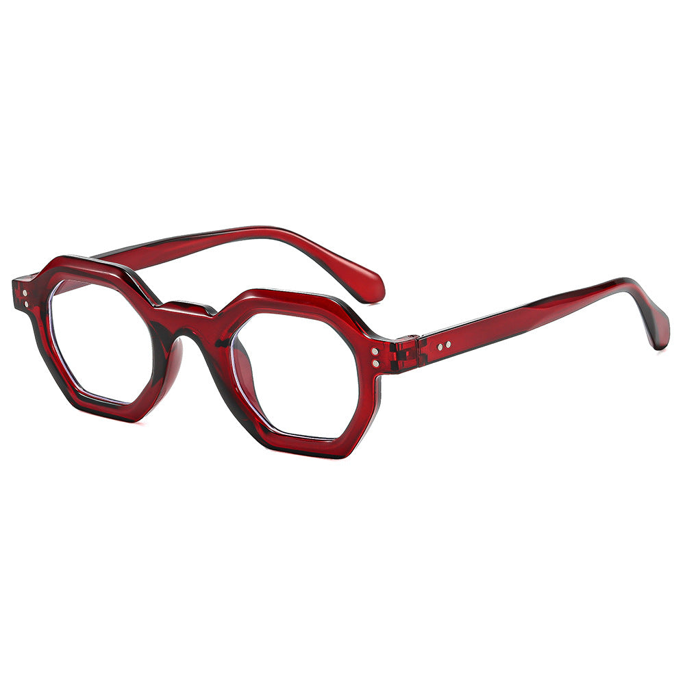 Women's octagonal sunglasses with stylish pattern and UV protection Kalsten