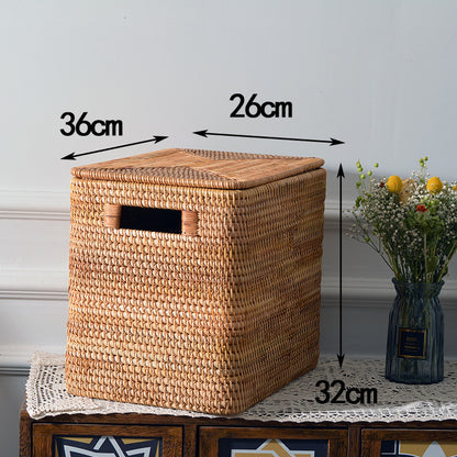 Storage box made of woven material Acalora