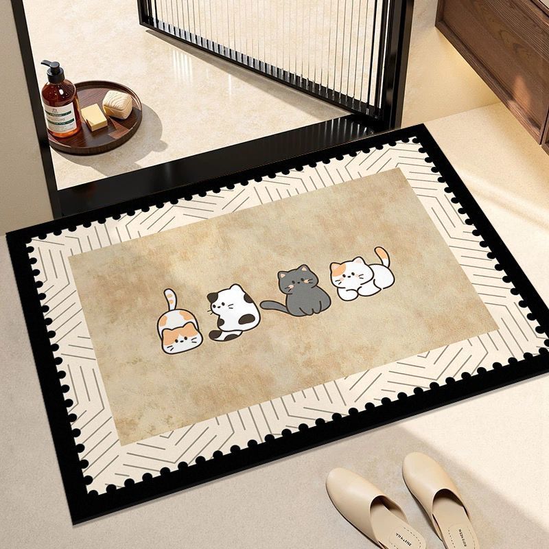 Adorable Dog-Themed Entrance Mat Kalsten