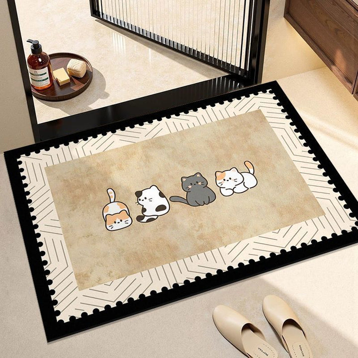 Adorable Dog-Themed Entrance Mat Kalsten