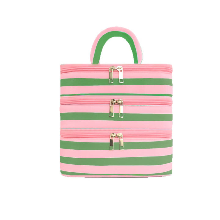 Stylish cosmetic organizer with multiple compartments Kalsten