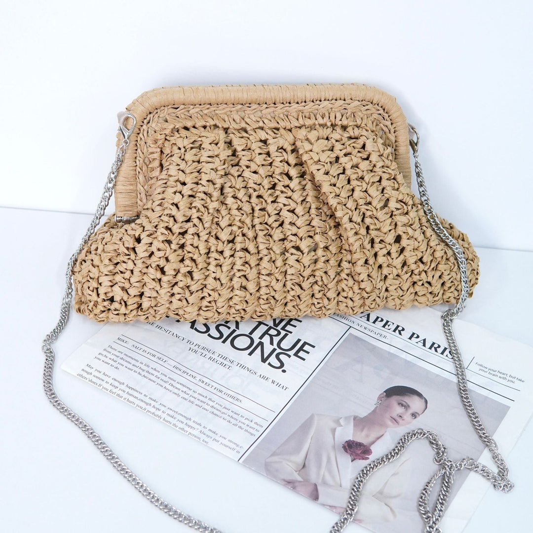 Handcrafted Shoulder Bag Made from Natural Materials Kalsten