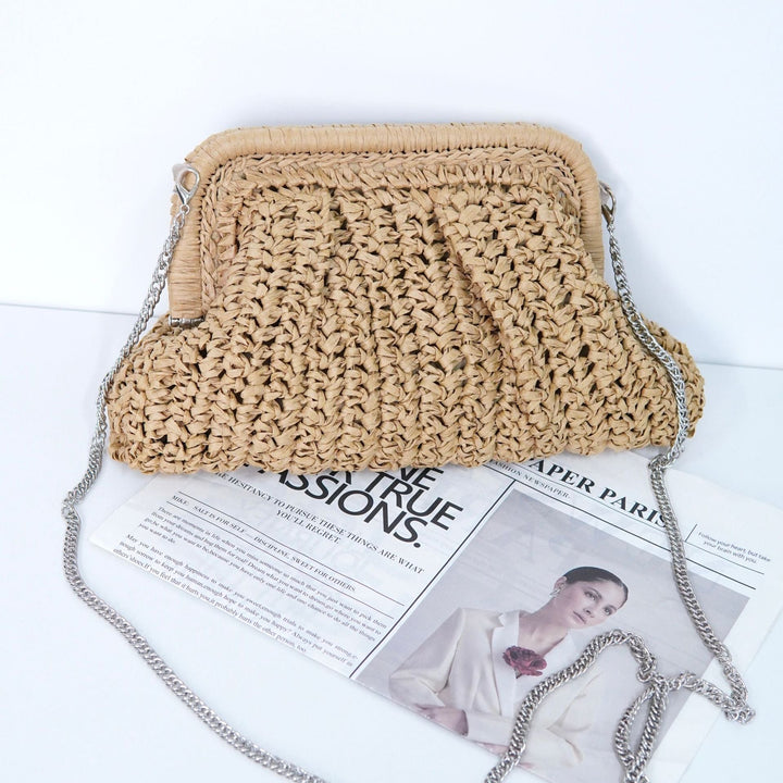Handcrafted Shoulder Bag Made from Natural Materials Kalsten