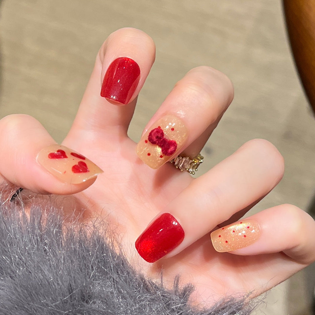 Artistic Ocean-Inspired Press-On Nail Design Kalsten