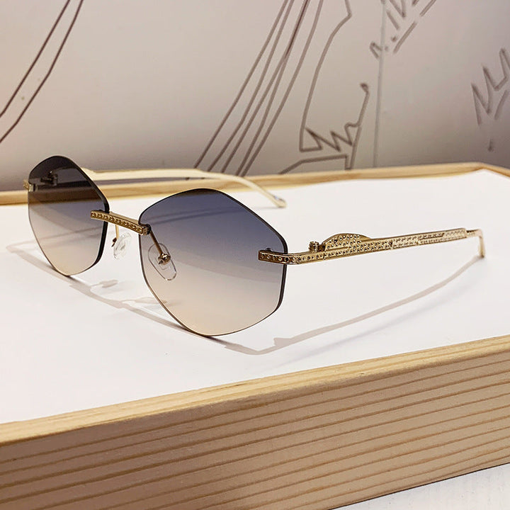Women's extravagant sunglasses with sparkling accents Kalsten