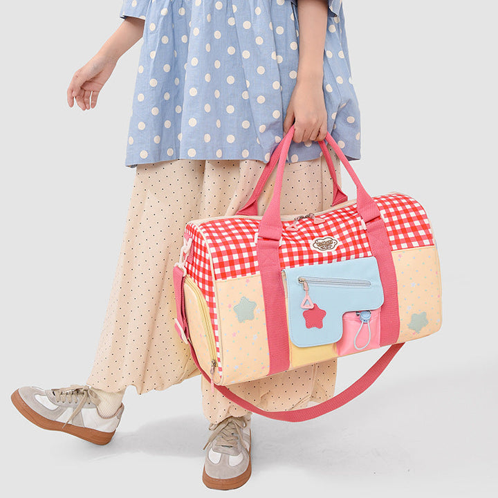 Playful sports and travel bag with fine applications Kalsten
