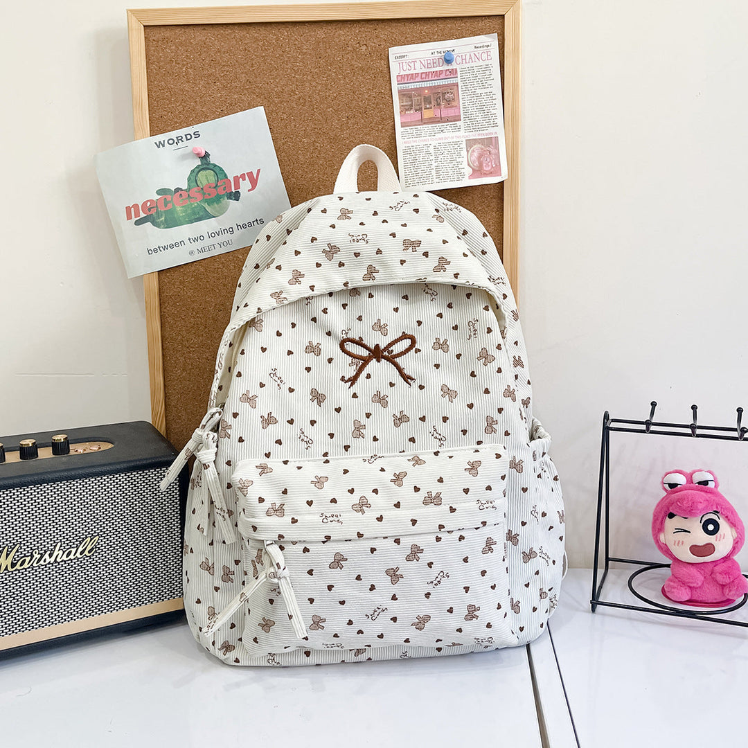 Floral-Patterned Travel Backpack Kalsten
