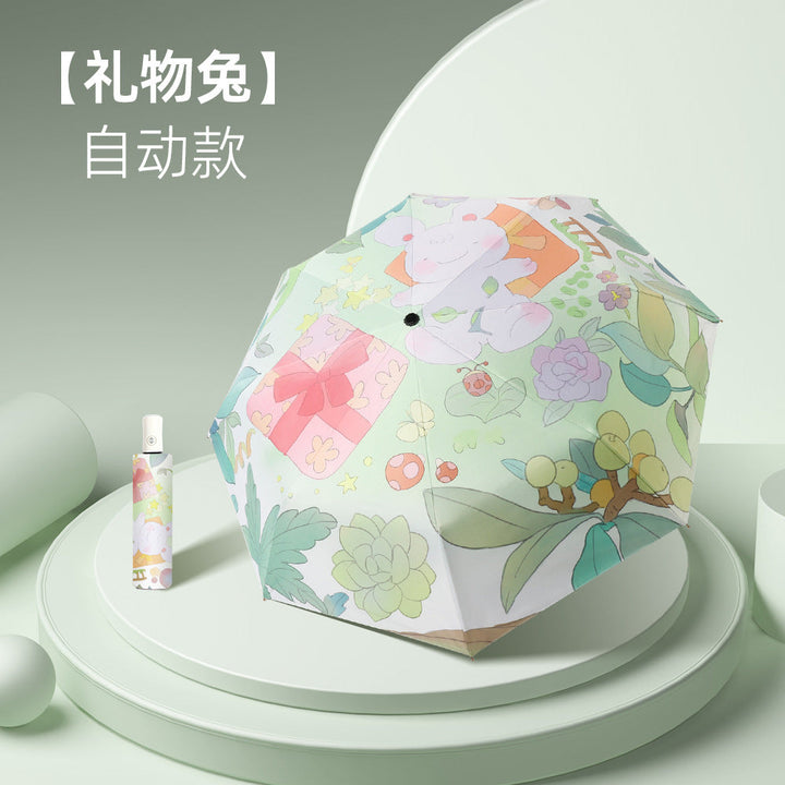 Ladies child-friendly umbrella with playful design Kalsten