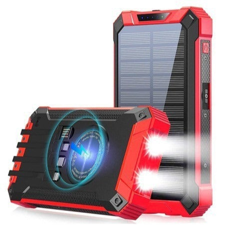 Solar-powered power bank with LED light Kalsten