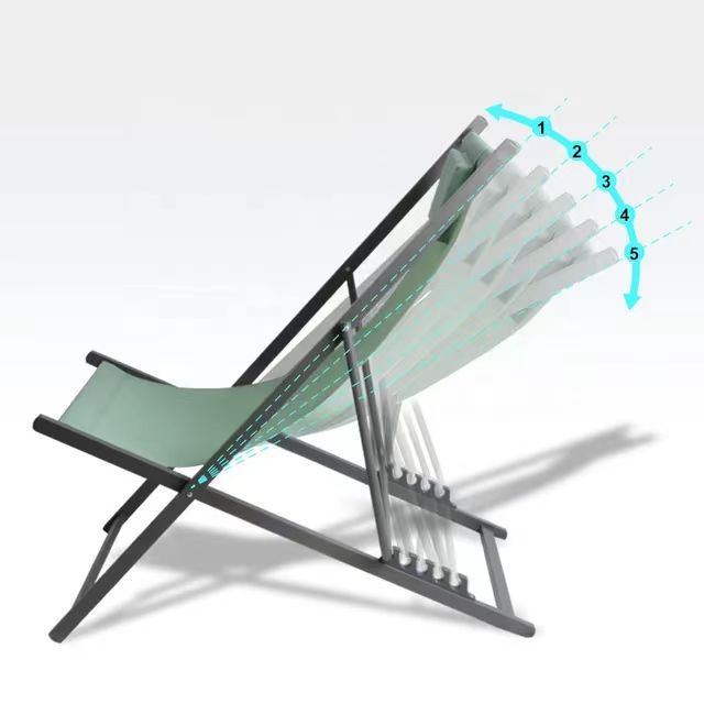 Ergonomic folding chair with neck support Kalsten