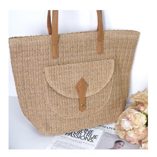 Shopping bag with magnetic closure and reinforced carrying handles Kalsten