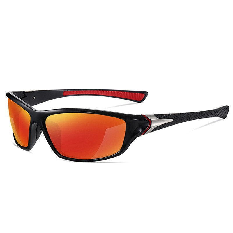 Unisex nan sporty wraparound sunglasses with polarized, shatterproof polycarbonate lenses and non-slip nose pads Kalsten