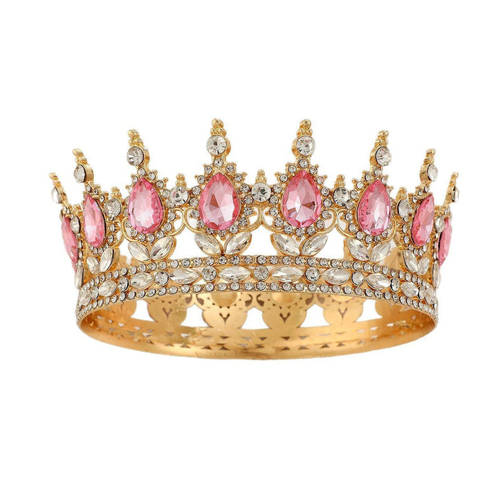 Ladies Luxurious Festive Crown with Shining Gemstones Kalsten