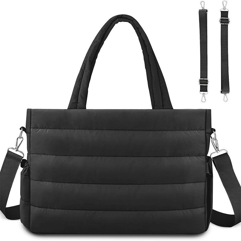 Padded shoulder bag with detachable shoulder strap Kalsten