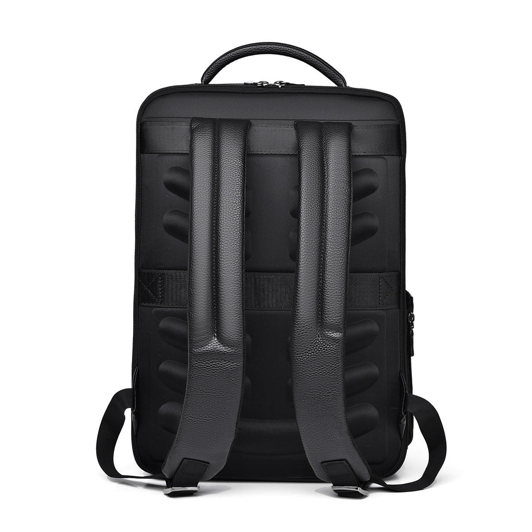 Sleek Leather Laptop Backpack Kalsten