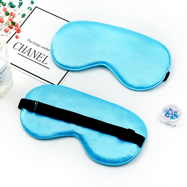 Unisex nan luxurious silk sleep mask with contoured eye cavity and adjustable elastic band Kalsten