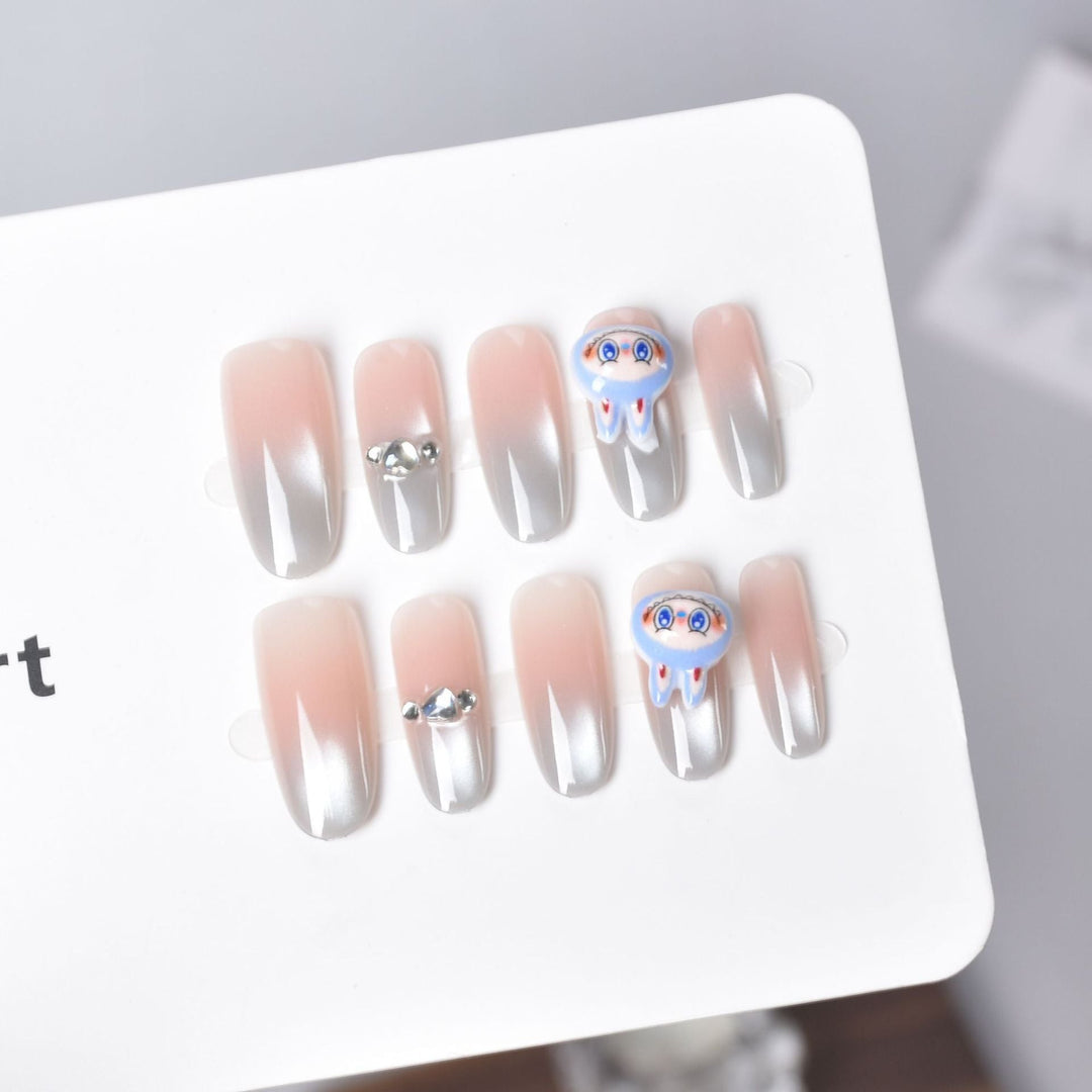 Premium Jellyfish-Themed Press-On Nail Set Kalsten