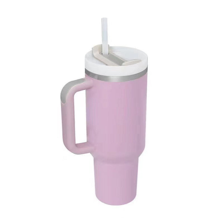 Ladies Insulated Mug with practical handling and integrated straw Kalsten