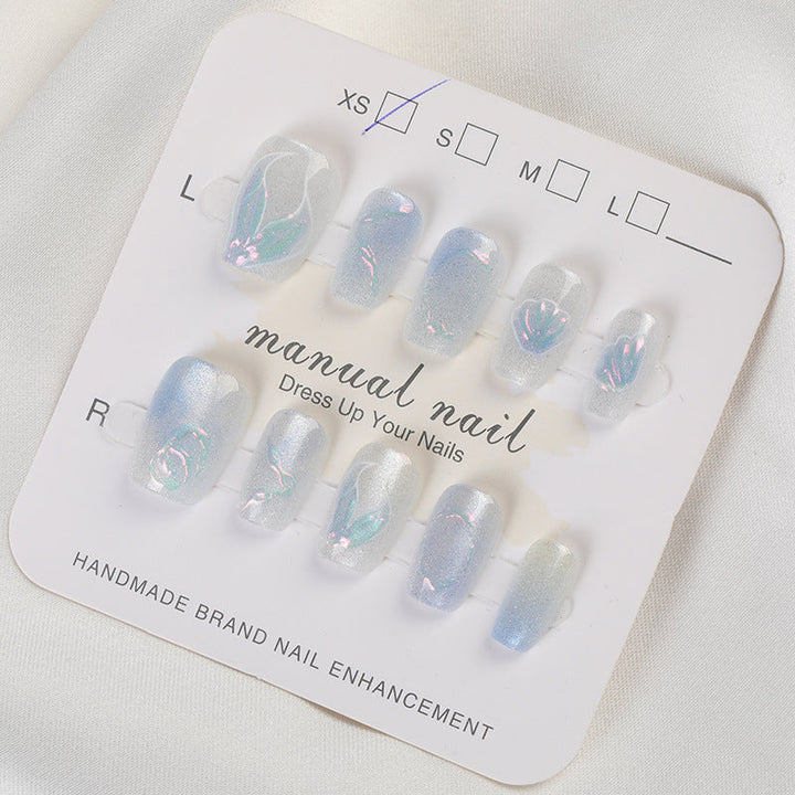 Handmade Decorative Press-On Nail Set Kalsten